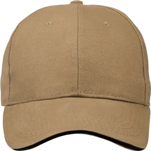 FWRD Promo Sandwich Cap Khaki-Black Front